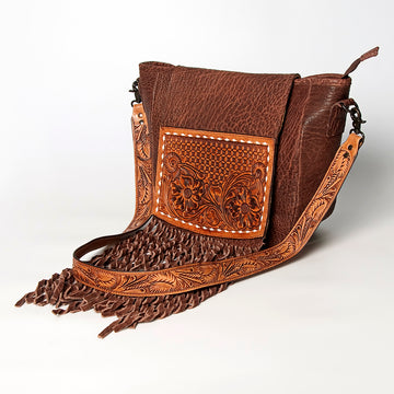 American Darling Cross Body Hand Tooled Genuine Leather Western Women Bag Handbag Purse